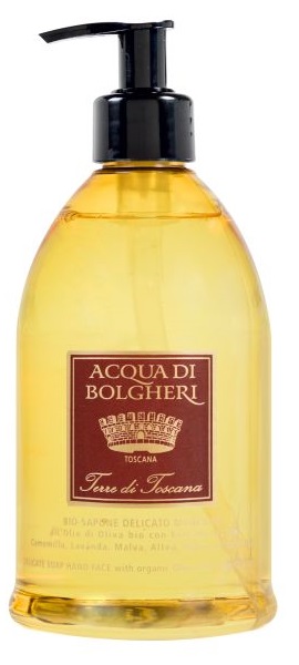 ACQUA DI BOLGHERI BIO-SAPONE MANI/VISO TERRE DI TOSCANA 500 ML - farmacia187.it