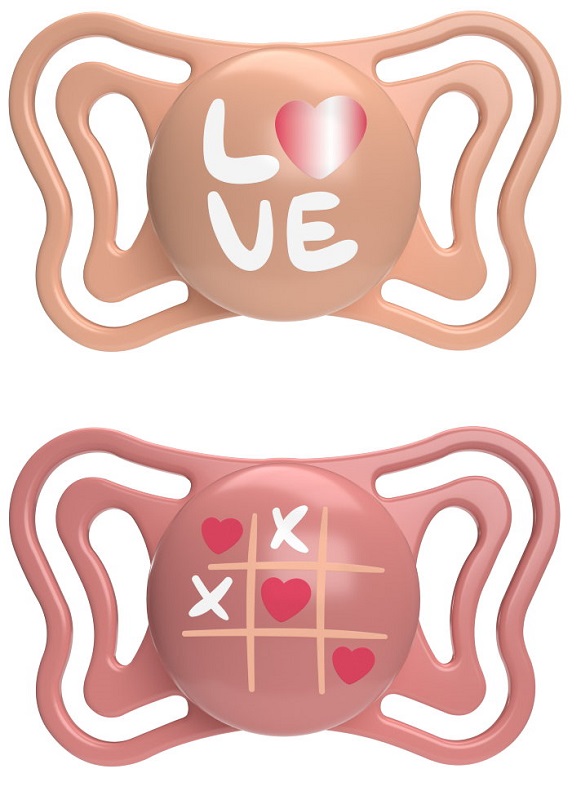 CHICCO SUCCHIETTO LIGHT ROSA SILICONE 16-36M 2 PEZZI - farmacia187.it
