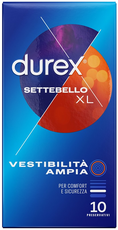 PROFILATTICO DUREX SETTEBELLO EXTRALARGE 10 PEZZI - farmacia187.it