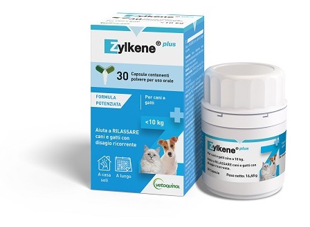 ZYLKENE PLUS CANI/GATTI 10 KG 30 CAPSULE - farmacia187.it