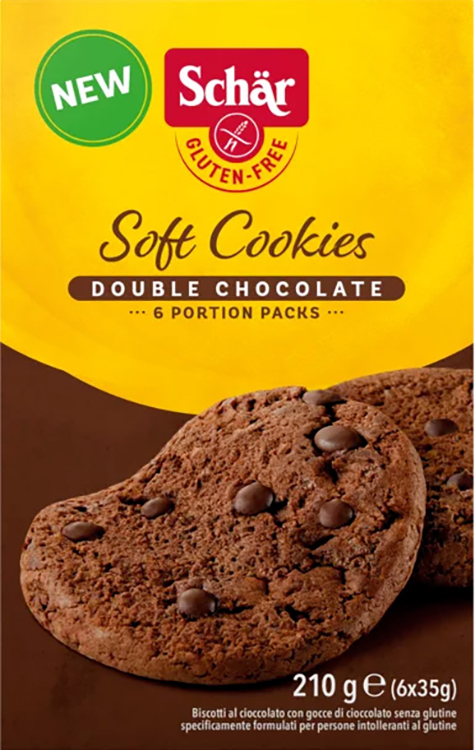 SCHAR SOFT COOKIE DOUBLE CHOCOLATE 210 G - farmacia187.it