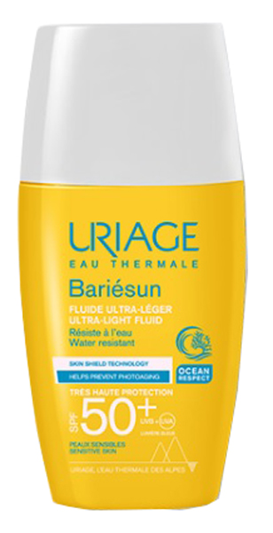 URIAGE EAU THERMALE BARIESUN FLUIDO ULTRA LEGGERO SPF50+ 30 ML - farmacia187.it