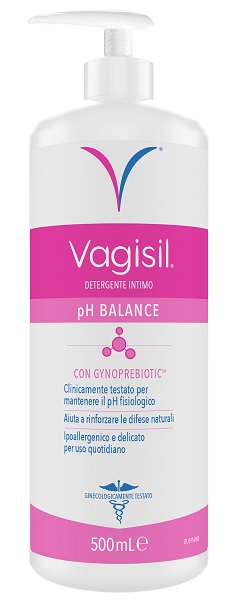 VAGISIL DETERGENTE PH BALANCE 500 ML - farmacia187.it