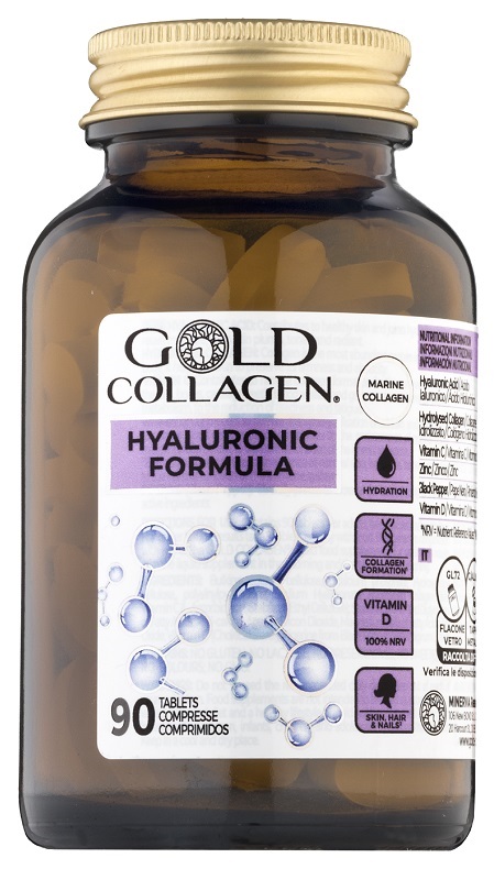 GOLD COLLAGEN HYALURONIC 90 COMPRESSE - farmacia187.it