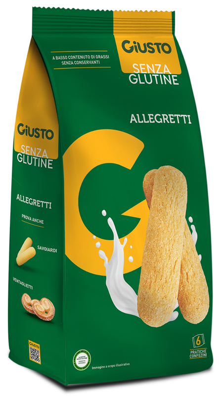 GIUSTO SENZA GLUTINE ALLEGRETTI 180 G - farmacia187.it