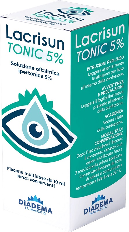 SOLUZIONE OFTALMICA IPERTONICA LACRISUN TONIC 5% 10 ML - farmacia187.it