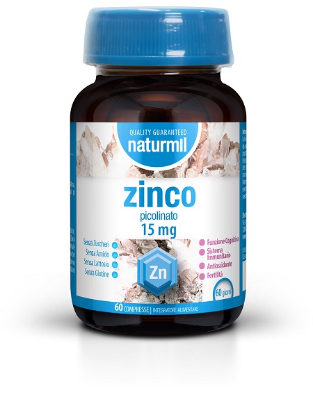 ZINCO PICOLINATO 15MG 60 COMPRESSE - farmacia187.it