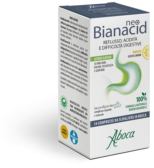 NEOBIANACID 14 COMPRESSE LIMONE - farmacia187.it