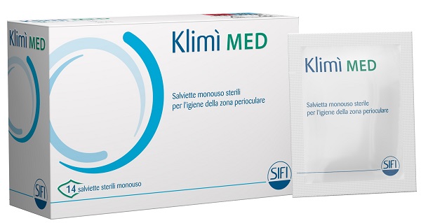 KLIMI' MED DETERGENTE PERIOCULARE 14 SALVIETTINE STERILI MONOUSO - farmacia187.it