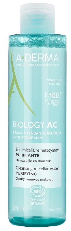 ADERMA BIOLOGY AC ACQUA MICELLARE DETERGENTE PURIFICANTE 200 ML - farmacia187.it