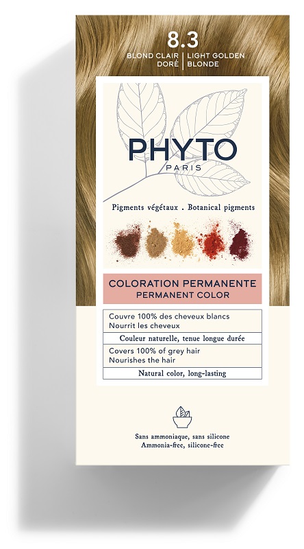 COLOR KIT 8,3 BIONDO CHIARO DORATO LATTE RIVELATORE 50 ML + CREMA COLORANTE 50 ML + MASCHERA PROTETTIVA COLORE 12 ML + GUANTI - farmacia187.it