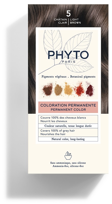 COLOR KIT 5 CASTANO CHIARO LATTE RIVELATORE 50 ML + CREMA COLORANTE 50 ML + MASCHERA PROTETTIVA COLORE 12 ML + GUANTI - farmacia187.it