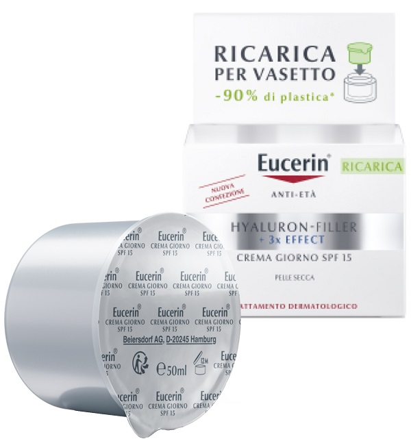 EUCERIN FACE CREAM ANTI AGE HYALURON GIORNO SPF15 50 ML - farmacia187.it