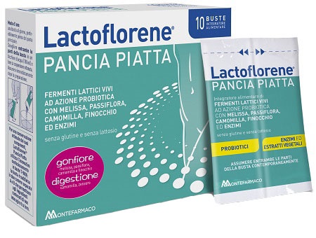 LACTOFLORENE PANCIA PIATTA 10 BUSTINE - farmacia187.it