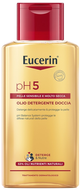 EUCERIN PH5 OLIO DETERGENTE DOCCIA 200 ML - farmacia187.it