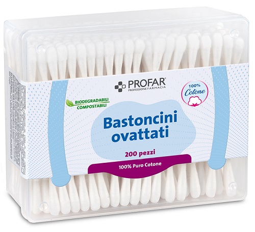 PROFAR BASTONCINI OVATTATI 200 PEZZI - farmacia187.it