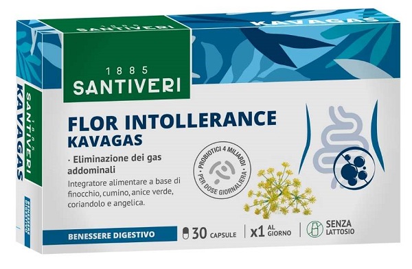 FLOR INTOLLERANCE KAVAGAS 30 CAPSULE - farmacia187.it