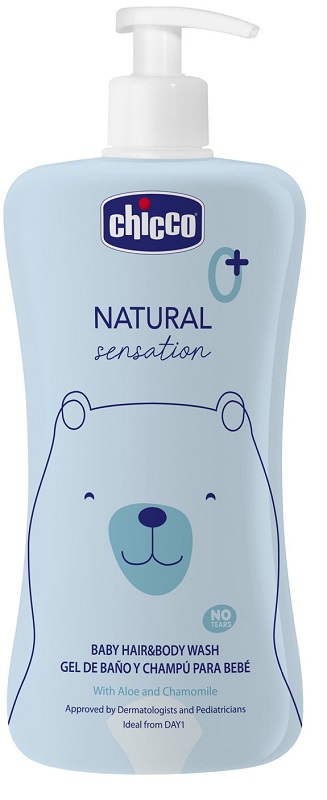 CHICCO NATURAL SENSATION BAGNO SHAMPOO 500 ML - farmacia187.it
