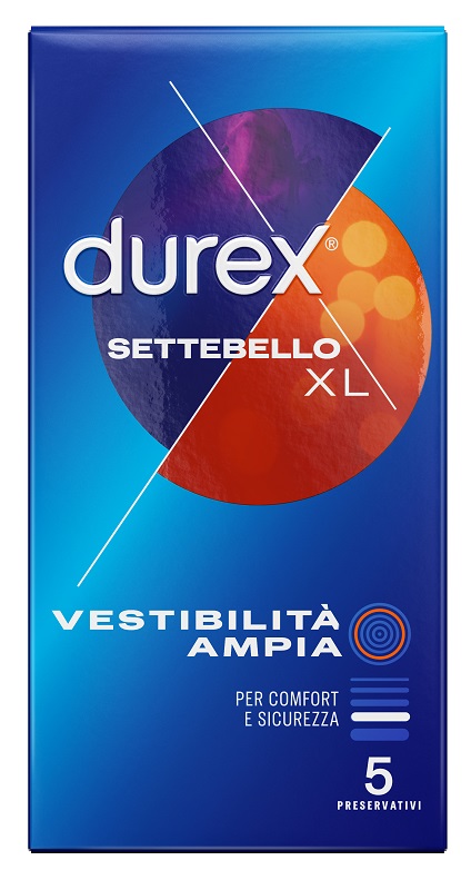 PROFILATTICO DUREX SETTEBELLO XL 5 PEZZI - farmacia187.it