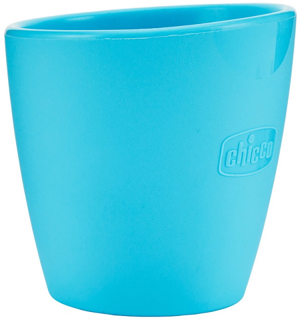 CHICCO BIBERON SILICONE AZZURRO 6 MESI+ - farmacia187.it