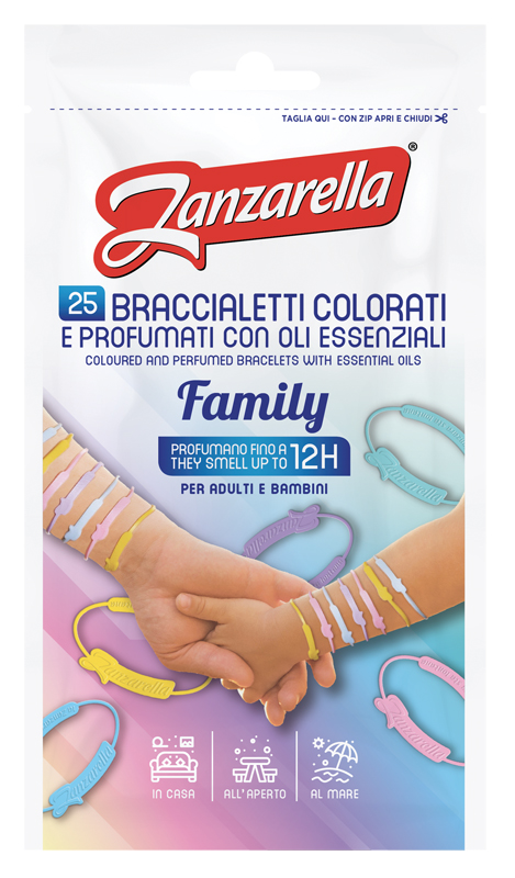 ZANZARELLA BRACCIALETTI FAMILY 25 PEZZI - farmacia187.it