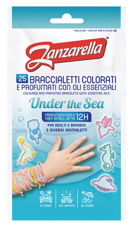 ZANZARELLA BRACCIALETTI UNDER THE SEA 25 PEZZI - farmacia187.it