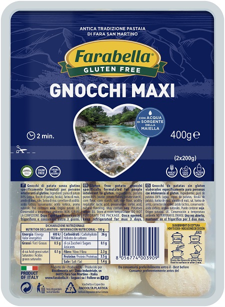FARABELLA GNOCCHI PATATE MAXI 400 - farmacia187.it
