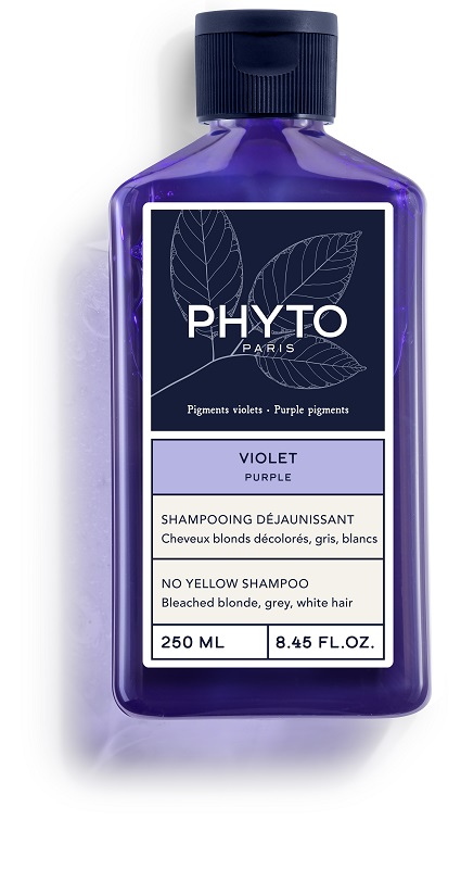 PHYTO PARIS VIOLET SHAMPOO ANTI GIALLO PER CAPELLI BIONDI DECOLORATI GRIGI BIANCHI 250 ML - farmacia187.it