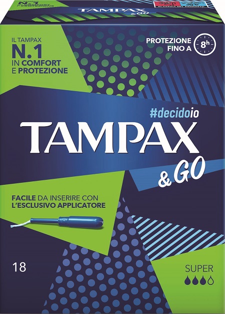 TAMPAX &GO SUPER 18 PEZZI - farmacia187.it