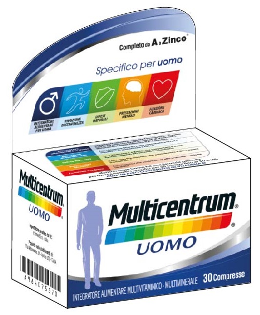 MULTICENTRUM UOMO 30 COMPRESSE - farmacia187.it