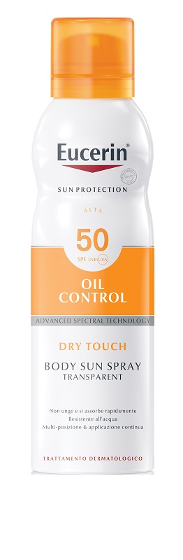 EUCERIN SUN SPRAY TOCCO SECCO SPF50 200 ML - farmacia187.it