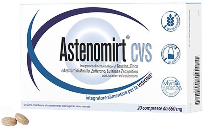 ASTENOMIRT CVS 20 COMPRESSE - farmacia187.it