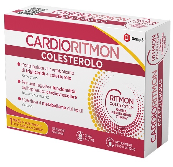 CARDIORITMON COLESTEROLO 30 CAPSULE - farmacia187.it