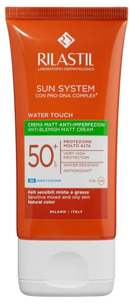 RILASTIL SUN SYSTEM WATER TOUCH FLUIDO SPF50+ 50 ML NUOVA FORMULAZIONE - farmacia187.it