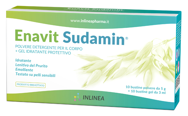 ENAVIT SUDAMIN 10 BUSTINE POLVERE DA 5 G + 10 BUSTINE GEL DA 5 ML - farmacia187.it