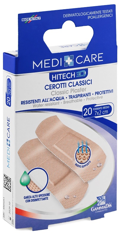 CEROTTO MEDICARE CLASSICI 3D MEDI 20 PEZZI - farmacia187.it