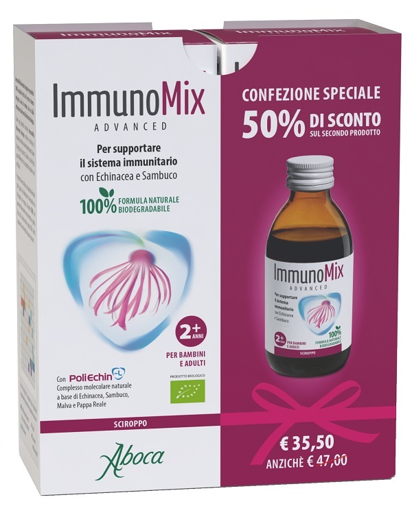 IMMUNOMIX ADVANCED SCIROPPO CONFEZIONE SPECIALE 2 PEZZI - farmacia187.it