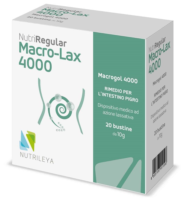 NUTRIREGULAR MACRO LAX 4000 20 BUSTINE DA 10 G - farmacia187.it