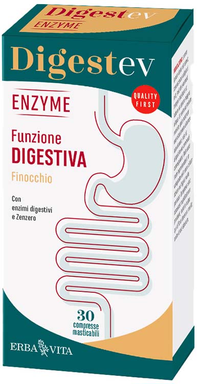 DIGEST EV ENZYME 30 COMPRESSE - farmacia187.it