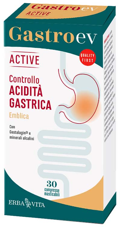 GASTRO EV ACTIVE 30 COMPRESSE - farmacia187.it