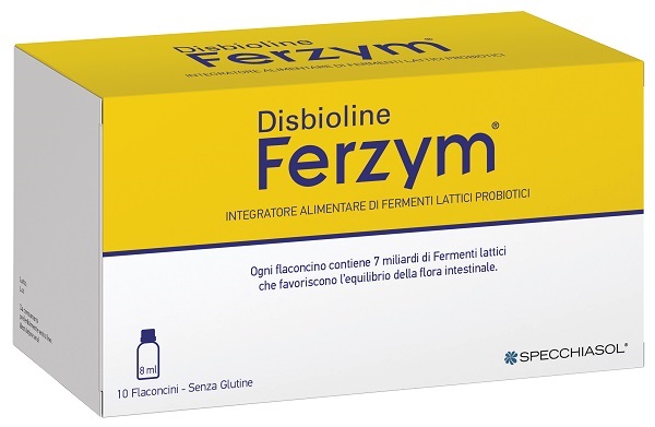 DISBIOLINE FERZYM 10 FLACONCINI DA 8 ML - farmacia187.it