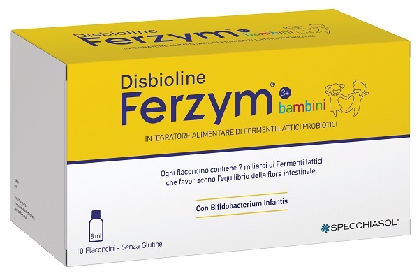 DISBIOLINE FERZYM BAMBINI 10 FLACONCINI DA 8 ML - farmacia187.it