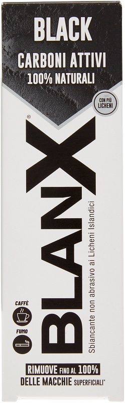 BLANX BLACK CARBONE DENTIFRICIO 75 ML - farmacia187.it