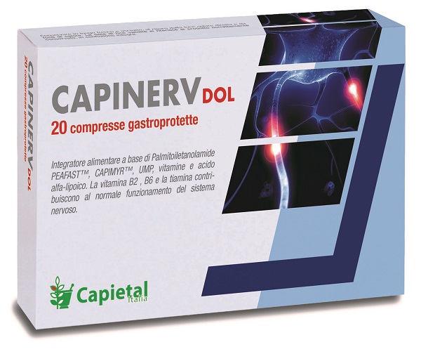 CAPINERV DOL 20 COMPRESSE GASTROPROTETTE - farmacia187.it