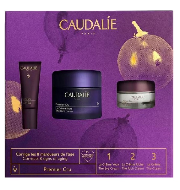 PREMIER CRU COFANETTO XMAS 2023 1 CREMA RICCA PREMIER CRU 50 ML + 1 PREMIER CRU OCCHI 5 ML + 1 CREMA PREMIER CRU 15 ML - farmacia187.it