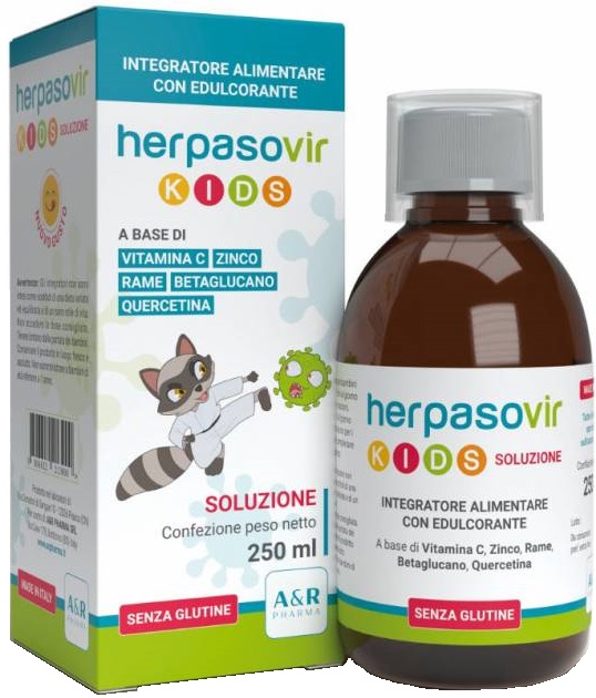 HERPASOVIR KIDS SOLUZIONE RT 250 ML - farmacia187.it