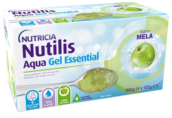 NUTILIS AQUA GEL MELA 4 PEZZI DA 125 G - farmacia187.it
