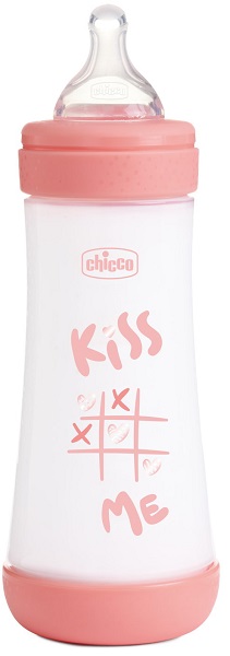 CHICCO BIBERON P5 300ML FAST SILICONE GIRL - farmacia187.it