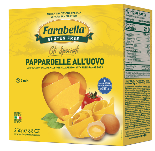 FARABELLA PAPPARDELLE ALL'UOVO 250 G - farmacia187.it