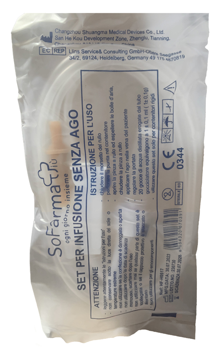 DEFLUSSORE SENZA AGO GAUGE 21 SOFARMAPIU' - farmacia187.it